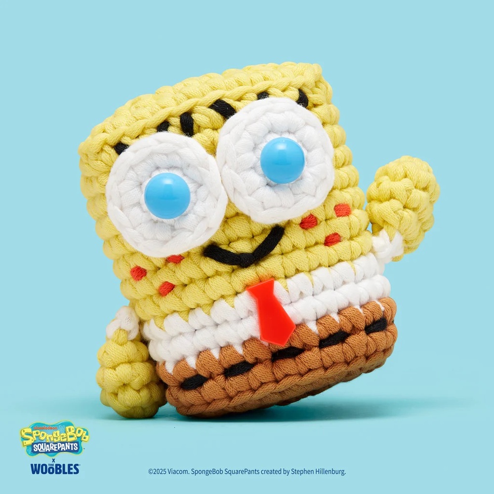 The Woobles X SpongeBob SquarePants Crochet Kit-NEW SEALED